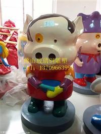 广西校园文化新风貌 玻璃钢卡通雕塑的创意与工艺